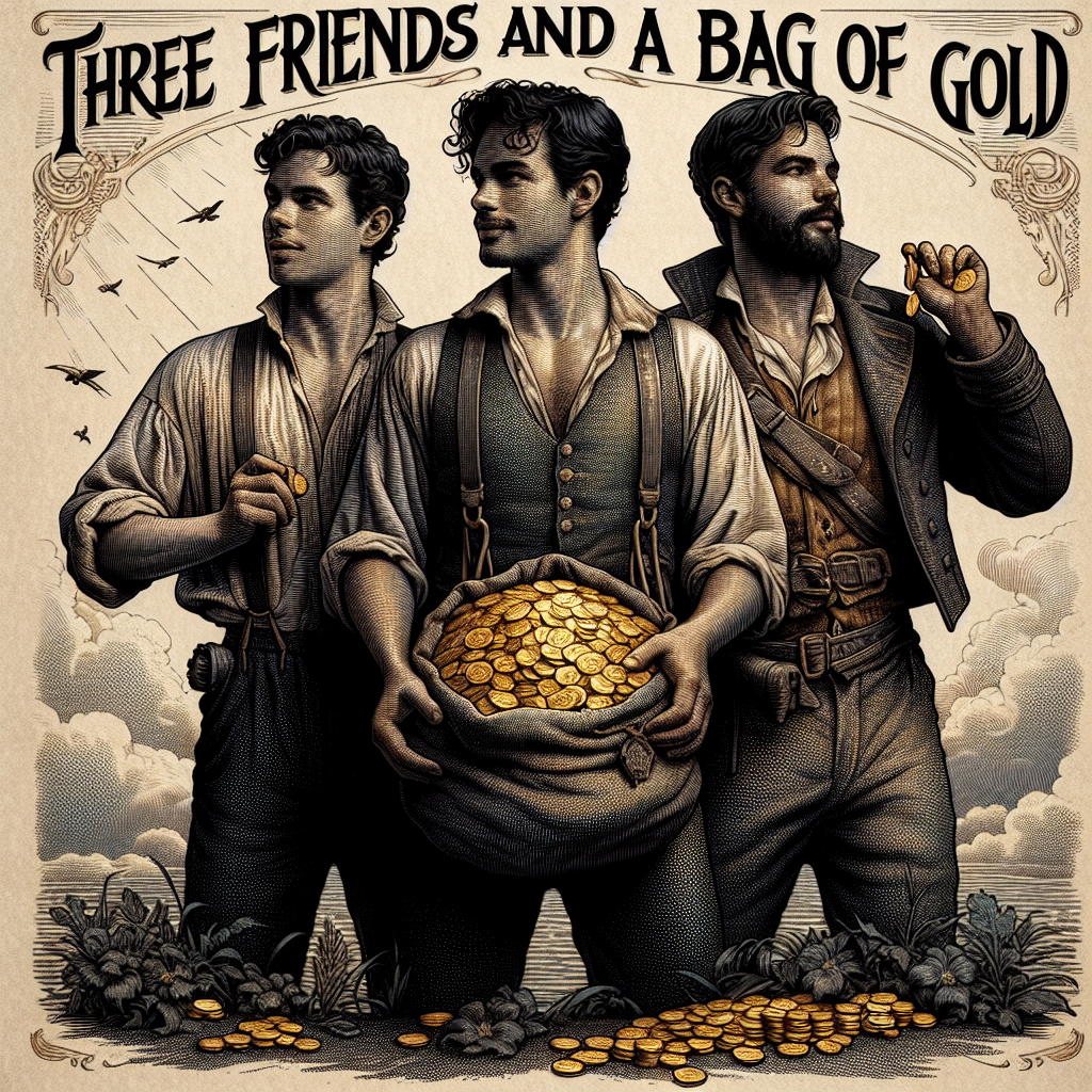 Three Friends and a Bag of Gold