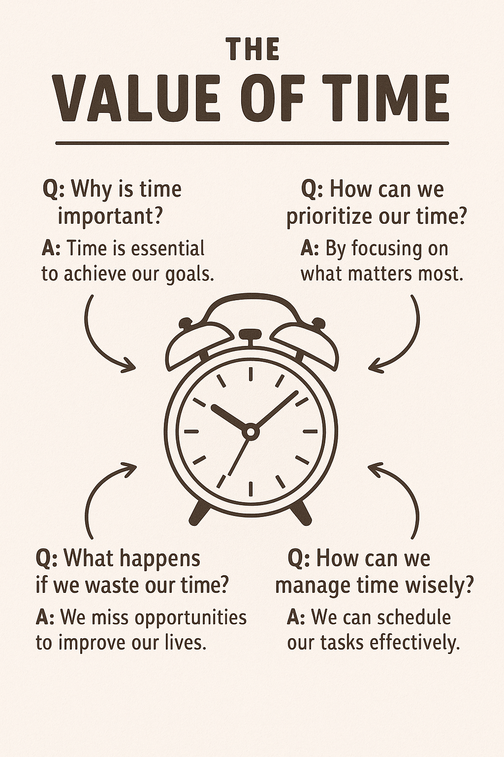 The Value of Time Questions