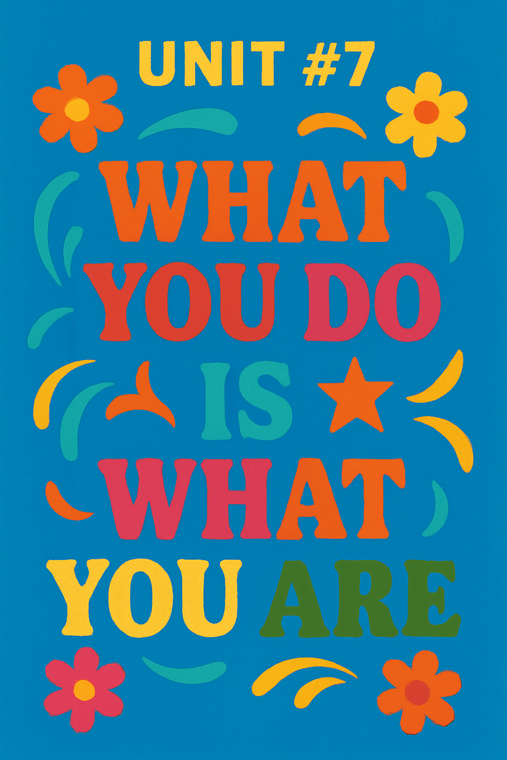 Questions and Answers WHAT YOU DO IS WHAT YOU ARE