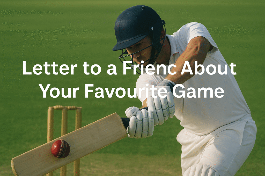 Letter to Friend about Your Favourite Game