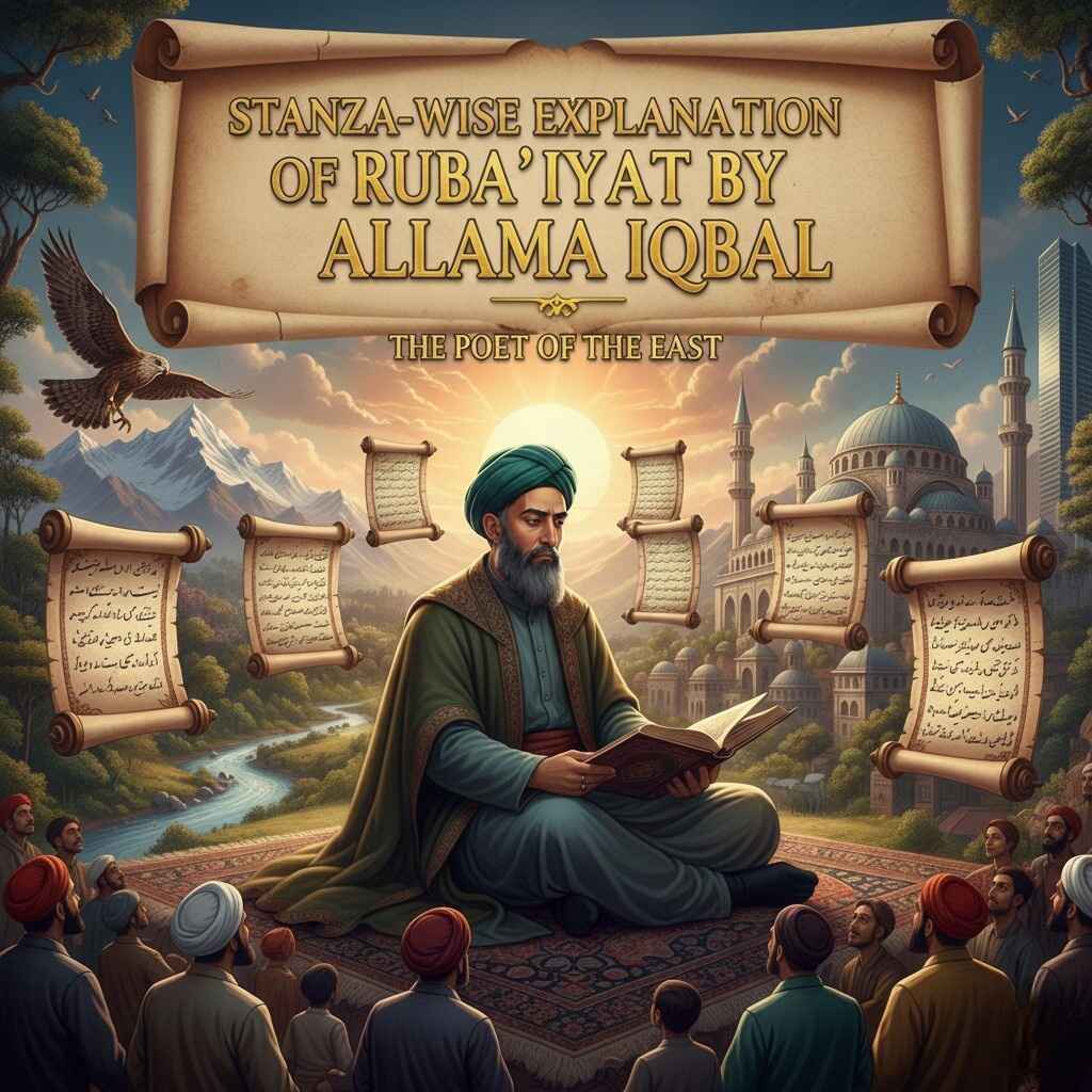 Stanza Wise Explanation of Ruba’iyat by Allama Iqbal