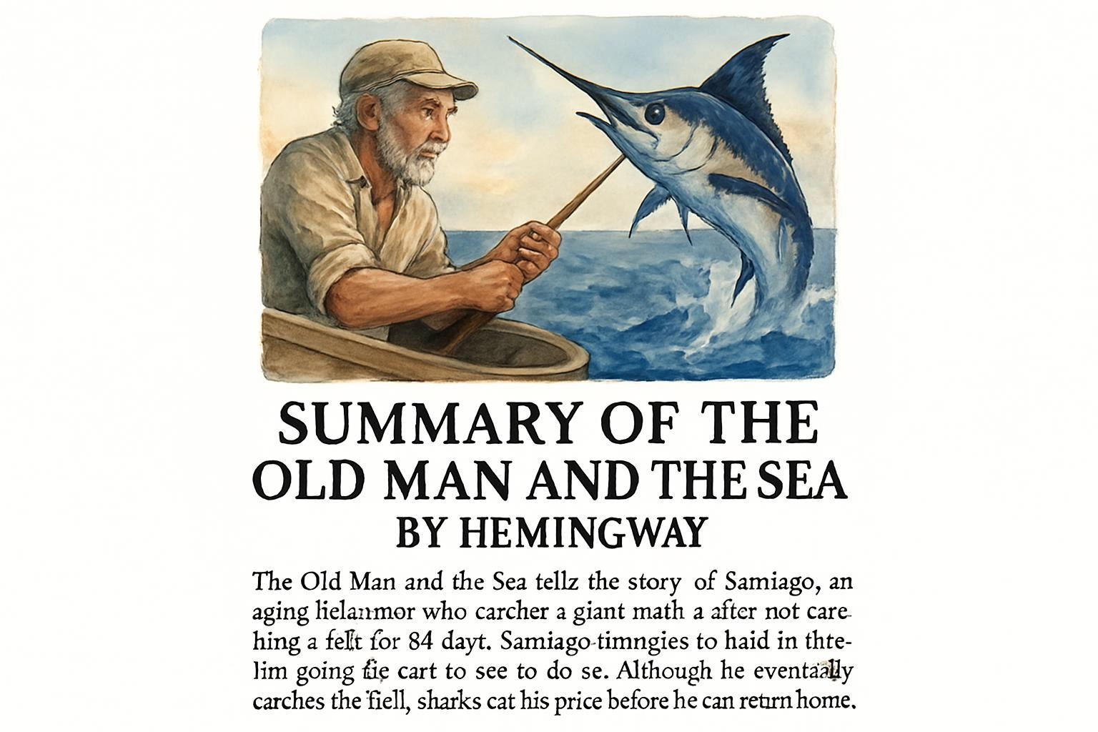 the old man and the sea by Hemingway