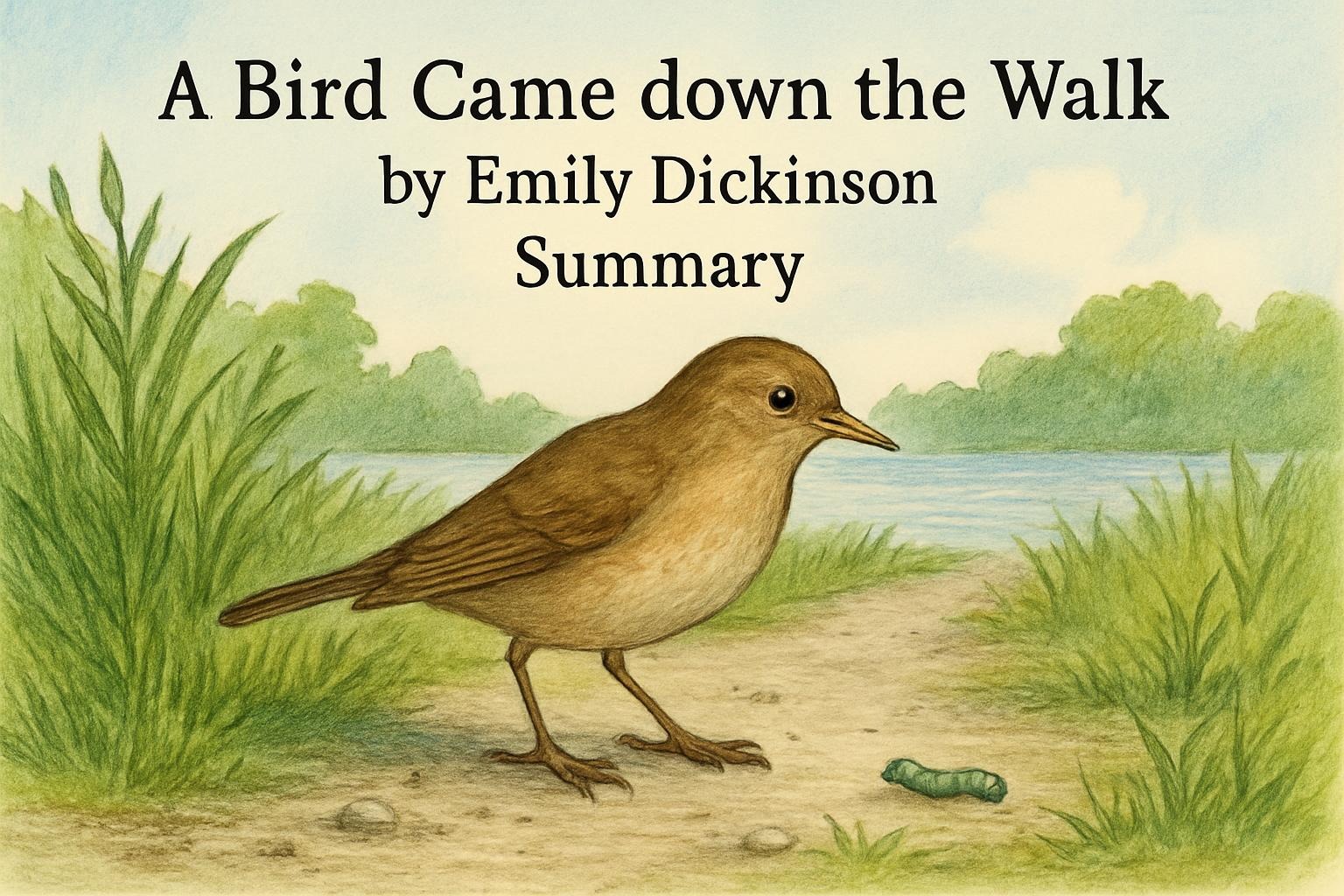 Summary A bird came down