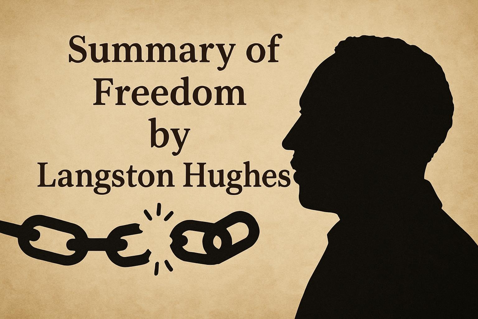 Summary of Freedom by Langston Hughes