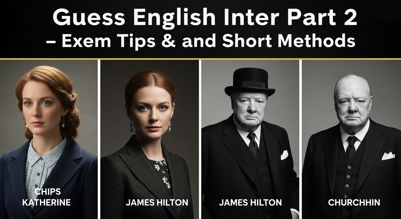 Guess English Inter Part 2 – Exam Tips & Short Methods