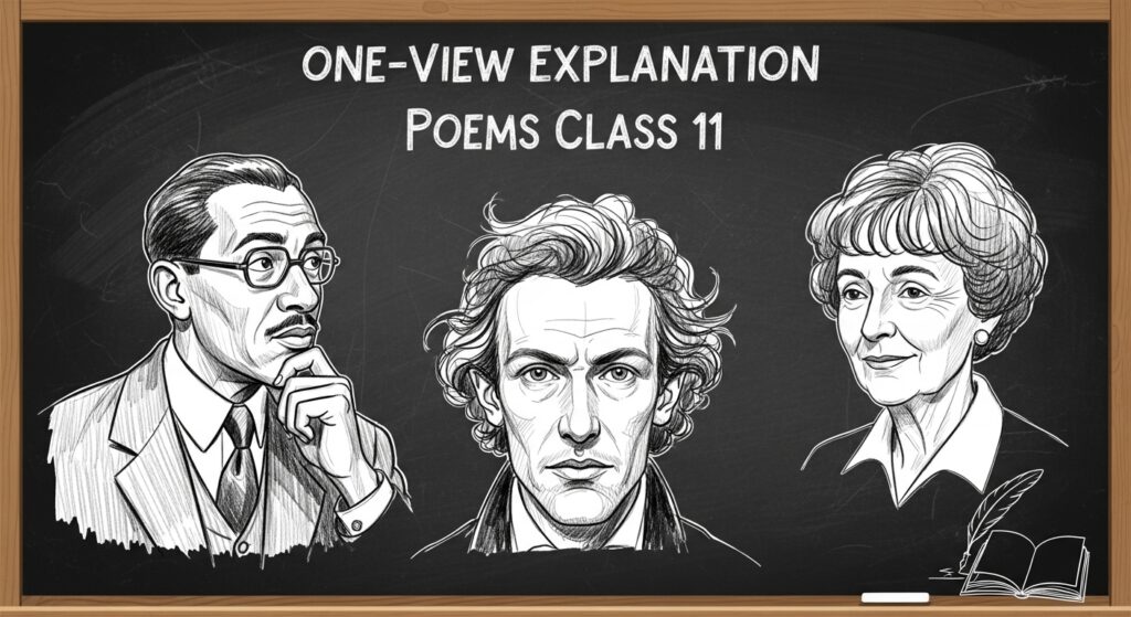 One-View Explanation Poems Class 11
